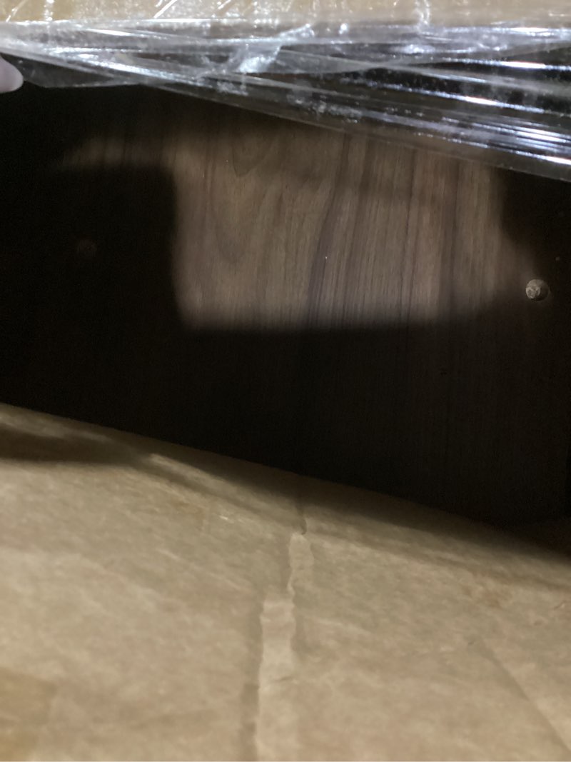 Condition photo showing Good Condition for similar to stock photo .. possibly incomplete .. garvee 24\\\" bathroom vanity with sink, freestanding bathroom sink cabinet with 2 soft-closing doors & large storage drawer, wood vanity cabinet, easy assembly & cleaning, wooden brown 24in
