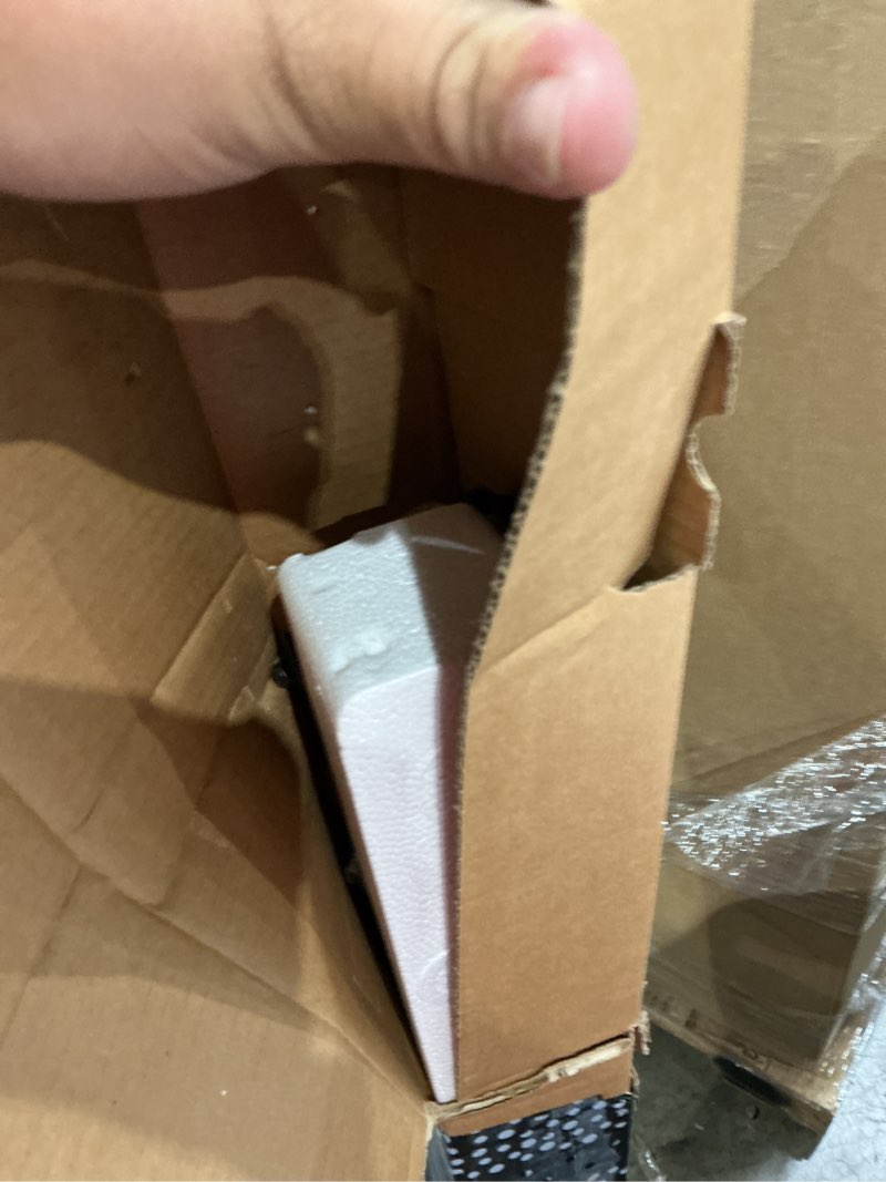Condition photo showing Good Condition for ivilon curtain rod for windows 120 to 240 inch – 1 inch telescoping drapery rod, 5 long sections, end cap finials, black 120 to 240 in.