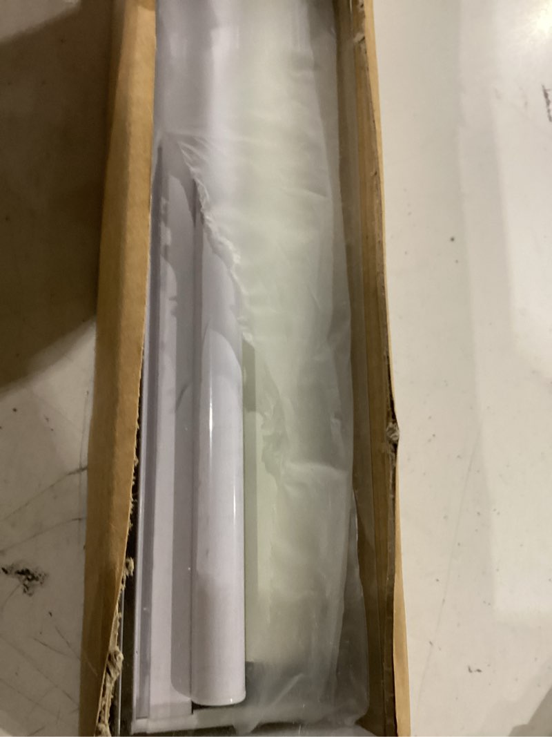 Condition photo showing Good Condition for aosky cordless roller shades blackout blinds for windows room darkening rolled up shades with spring system, uv protection window shades door blinds for home and office (33" w x 72" h, ivory) 33"w x 72"h ivory