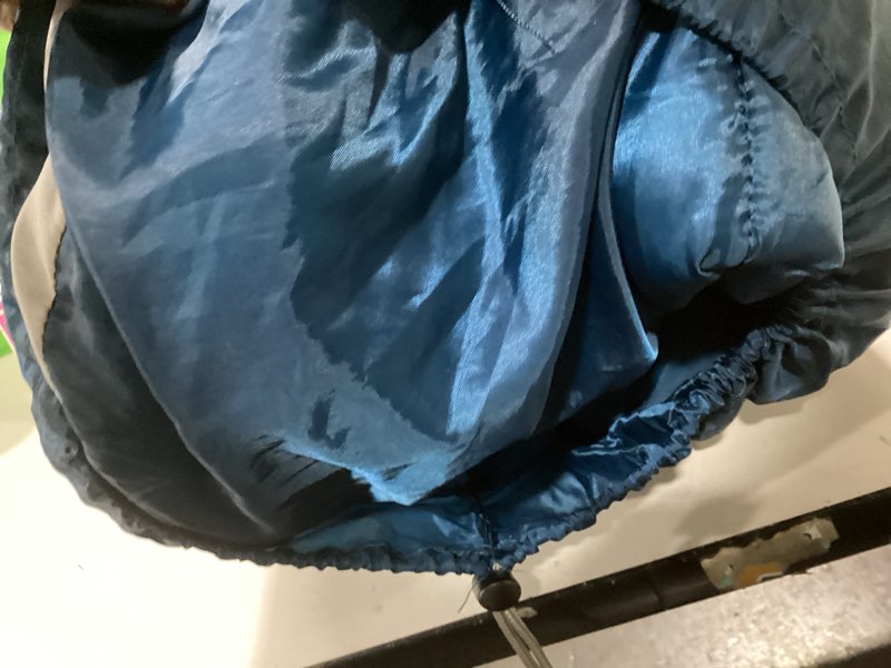 Condition photo showing Good Condition for ozark trail 35-degree cool weather rectangular sleeping bag, blue, 33"x77"