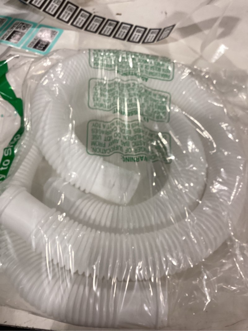 Condition photo showing As Is for 1-1/2 inch x 3ft replacement pool hose for summer waves pool skimmer, pool pump, pool filter, swimming pool return suction hose 1-1/2-2pack