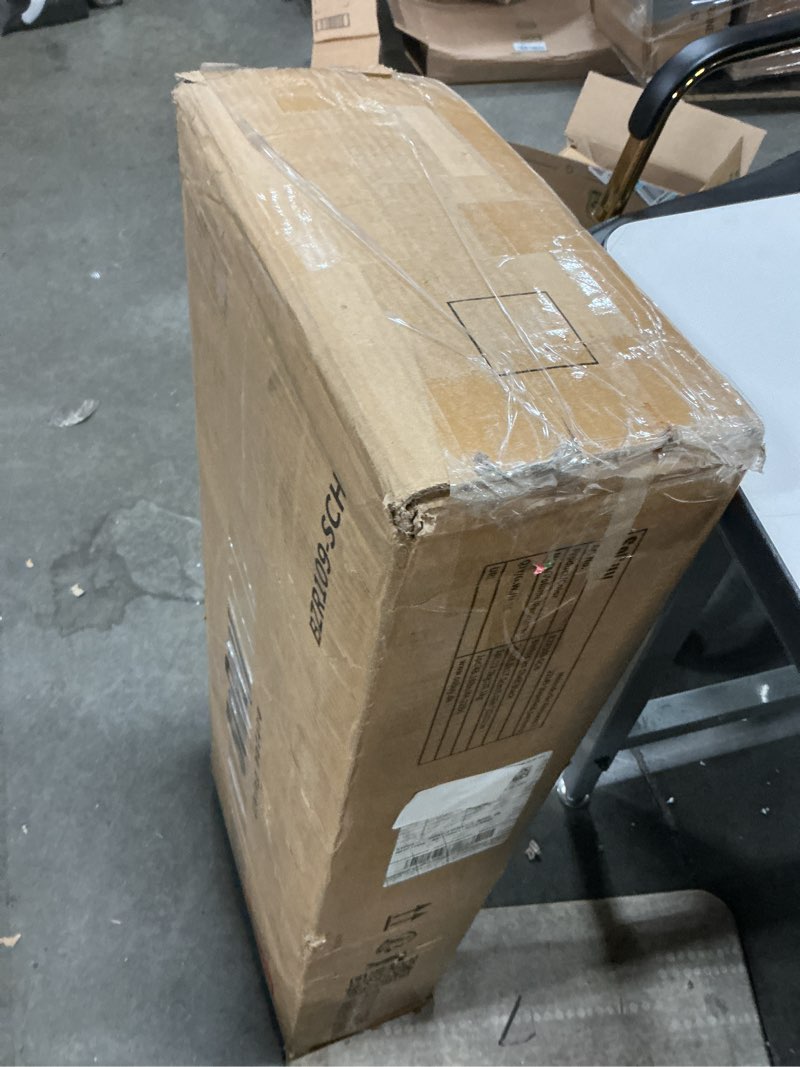 Condition photo showing New/Like New for SoBuy Bathroom Tall Narrow Cabinet, Slim Freestanding Storing Unit with Shelves Narrow Floor Standing Cupboard, Black BZR109-SCH Black Slim