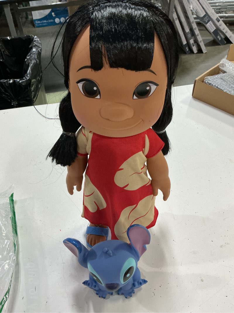 Condition photo showing Good Condition for disney lilo & stitch 14-inch poseable lilo doll with 5-inch stitch figure, collectible toys, toy for fans, girls, kids, ages 3 and up by just play