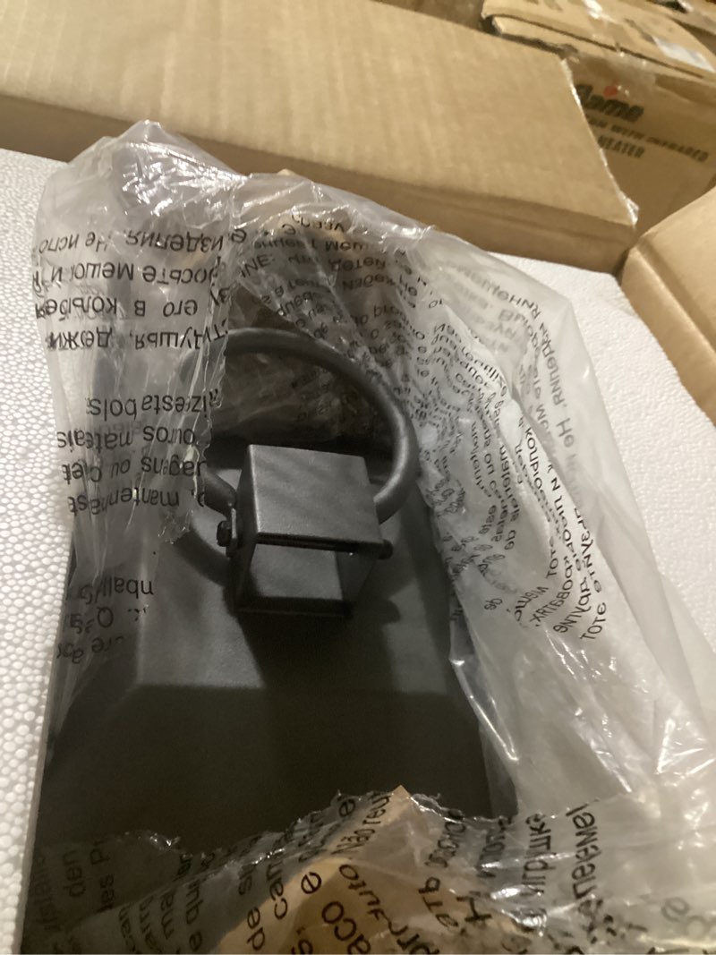 Condition photo showing Good Condition for duraflame lantern with infrared quartz heater,gun metal gray