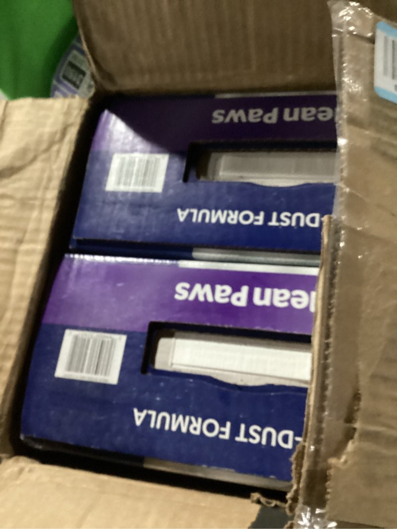 Condition photo showing New/Like New for Fresh Step Clean Paws Advanced Multi Cat Clumping Litter with Febreze Freshness, 18.5 lb Each, Pack of 2 (Package May Vary) Scented Litter with the Power of Febreze™