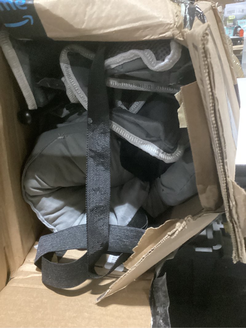 Condition photo showing As Is for slendor oversized xxl camping cot, folding cot for adults, 79" l x 32" w x 19" h sleeping bed with mattress, carry bag, camp cot bed for travel, guest, support 900lbs xx-large grey cot/grey pad