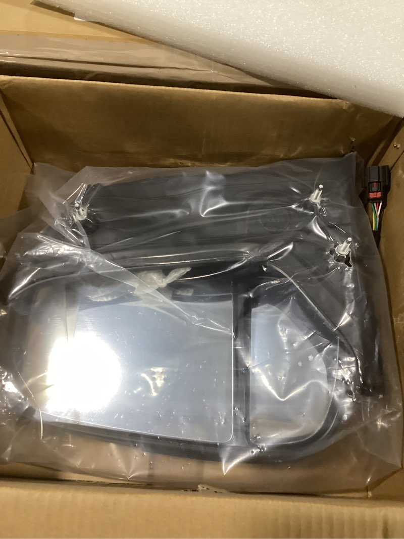 Condition photo showing New/Like New for Left Driver Side Door Mirror Compatible With 2015-2025 Ford Transit 150 250 350 350HD With Power Glass Manual Folding Matte Black (Short Arm) Replace#CK4Z-17683-DA (3Pins) L 3Pins