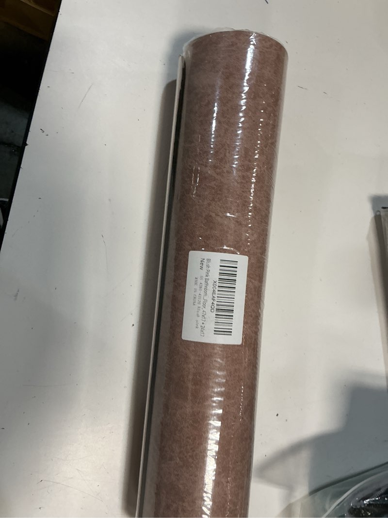 Condition photo showing New/Like New for Blush Pink Bath Mat Set 2 Piece - Quick Dry Super Absorbent Diatomaceous Earth Bathroom Rugs With Rubber Backing Non-Slip for Shower Floor, 47x17 + 24x17 Blush Pink 1'5" x 3'11" (Rectangular)