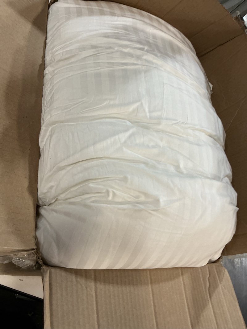 Condition photo showing As Is for Beckham Hotel Collection Bed Pillows Standard/Queen Size Set of 2 - Original Soft Down Alternative Pillow for Sleeping - Soft Support for Back, Stomach or Side Sleepers Queen / Standard White