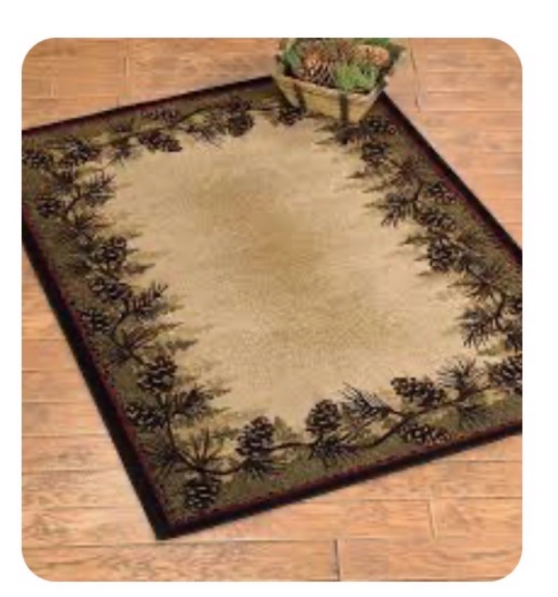 (Similar) BLACK FOREST DECOR Village Pines Rug - 2 x 4
