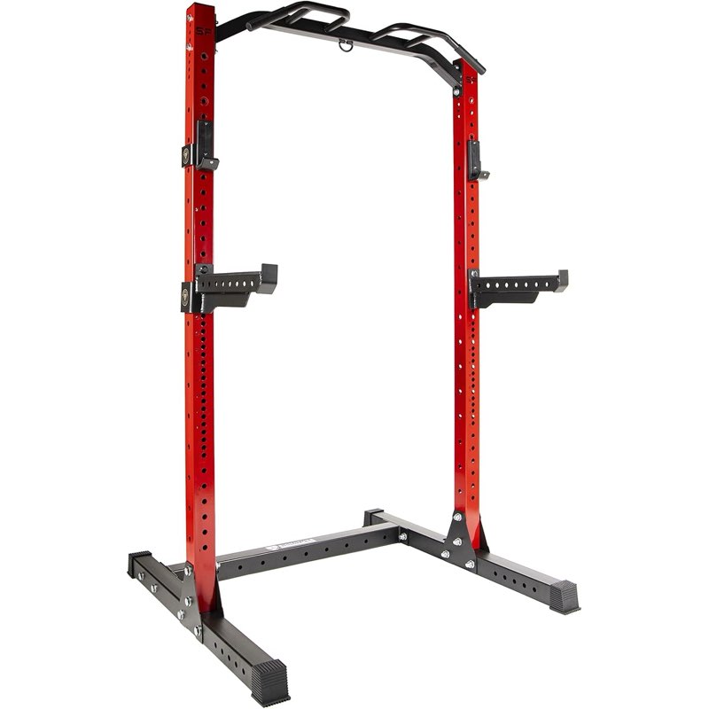 fitvids power rack squat stand, 1000 pound capacity 3“ x 3” for home gym with j-hooks