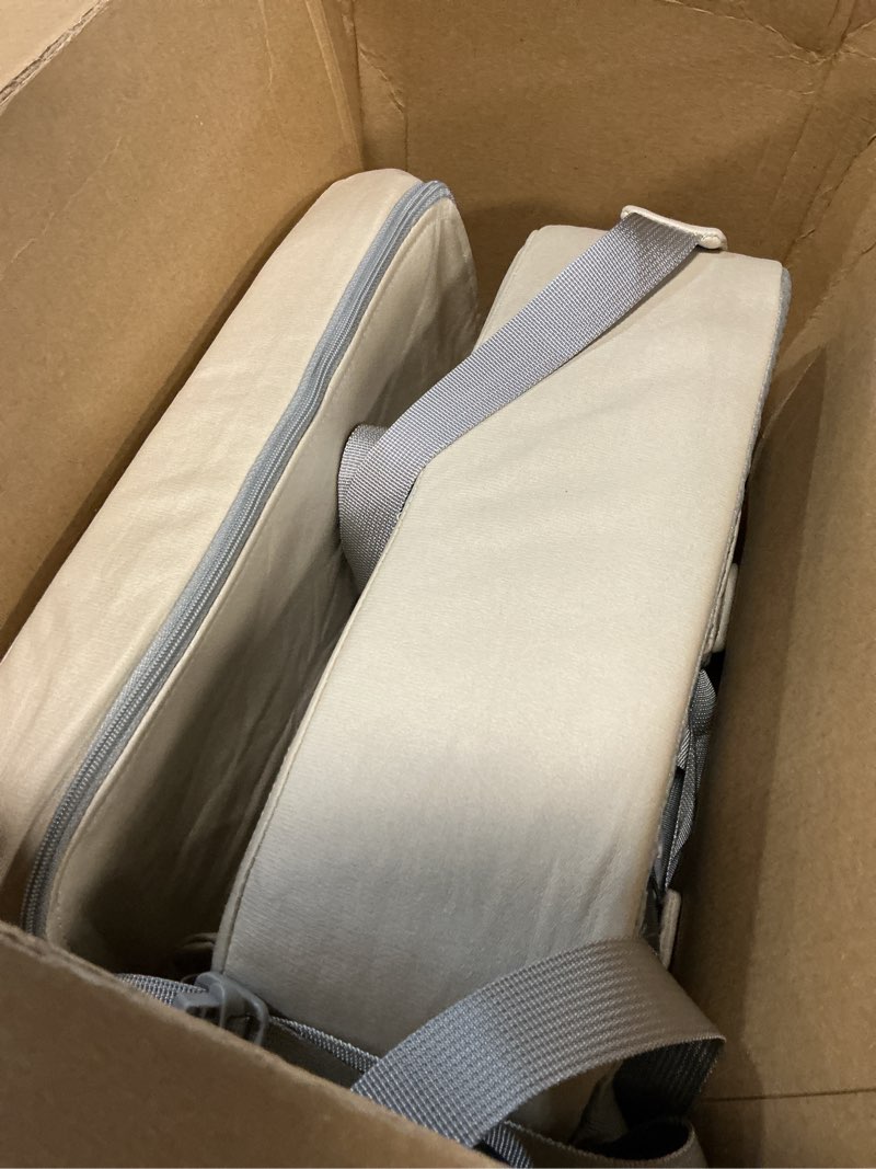Condition photo showing Good Condition for homeal toddler booster seat for dining table - toddler dining cushion with wipeable surface -booster seat for kitchen chair with easy-install straps - breathable fabric - beige