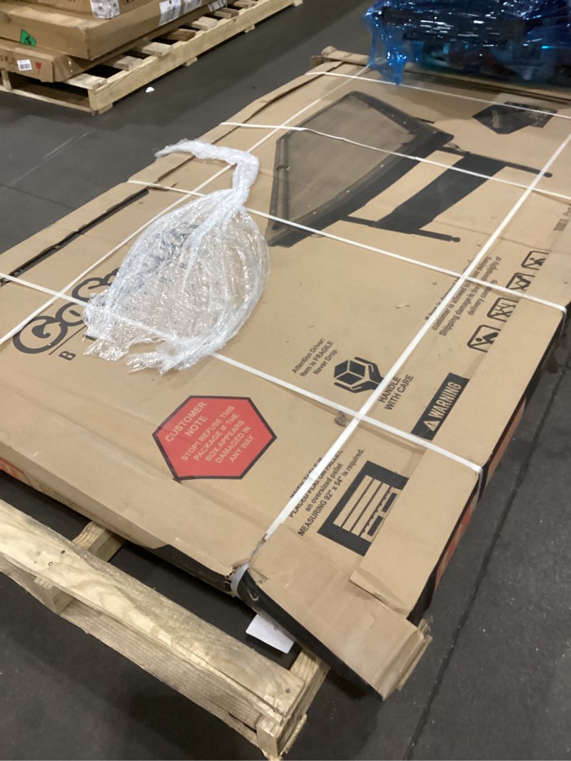 Condition photo showing New/Like New for GoSports 6, 7, or 8 ft Billiards Tables - No Assembly, Choose Your Color - Portable Pool Table Includes Full Set of Balls, 2 Cue Sticks, Chalk and Felt Brush 7ft Blue