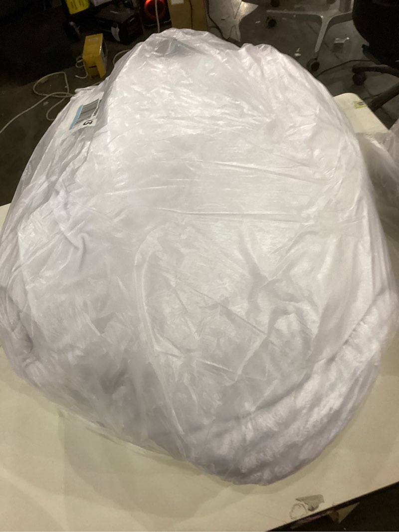 Condition photo showing As Is for BEDELITE Fleece King Comforter Set -Super Soft & Warm Fluffy Bright White Bedding, Luxury Fuzzy Heavy Bed Set for Winter with 2 Pillow Cases Bright White King