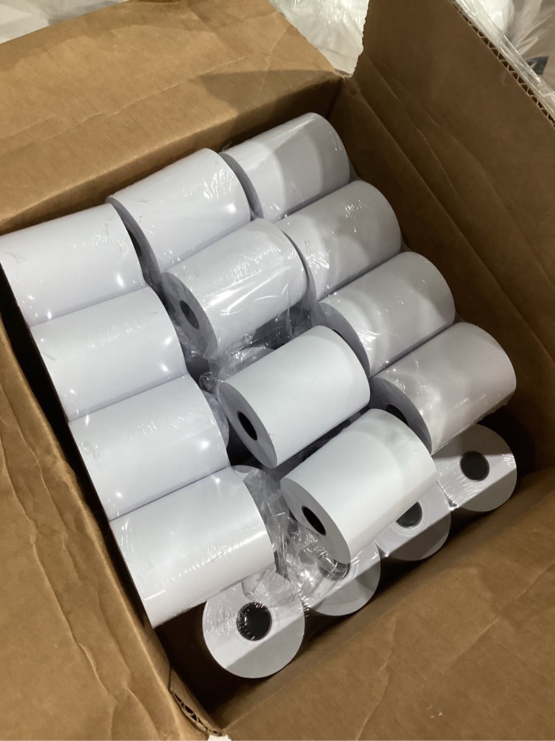 Condition photo showing Good Condition for 2 1/4 in x 150 ft calculator paper rolls 2 1/4 adding machine tape paper rolls, for hr-10rc, hr-170rc, hr-200rc, el-1197piii, el-1801v, p23-dhv-3, cp-90a, mp11dx-2, 1280-2, 53 gsm, 10 rolls 10 2 1/4" x 150'