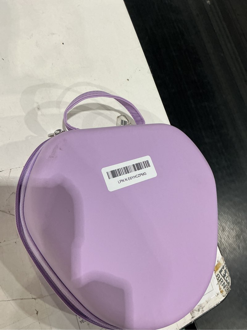 Condition photo showing Good Condition for maxjoy for airpods max case, smart case supports sleep mode, hard organizer portable travel carrying cover storage bag for apple airpods max headphone, purple-eva a-purple