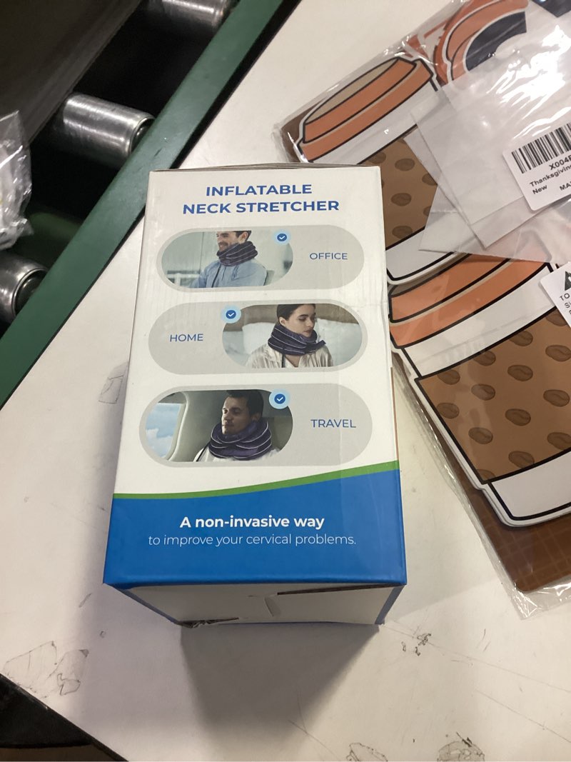 Condition photo showing New/Like New for AUVON Inflatable Neck Stretcher for Cervical Traction, Cervical Stretcher with 3-Layer Design in Var