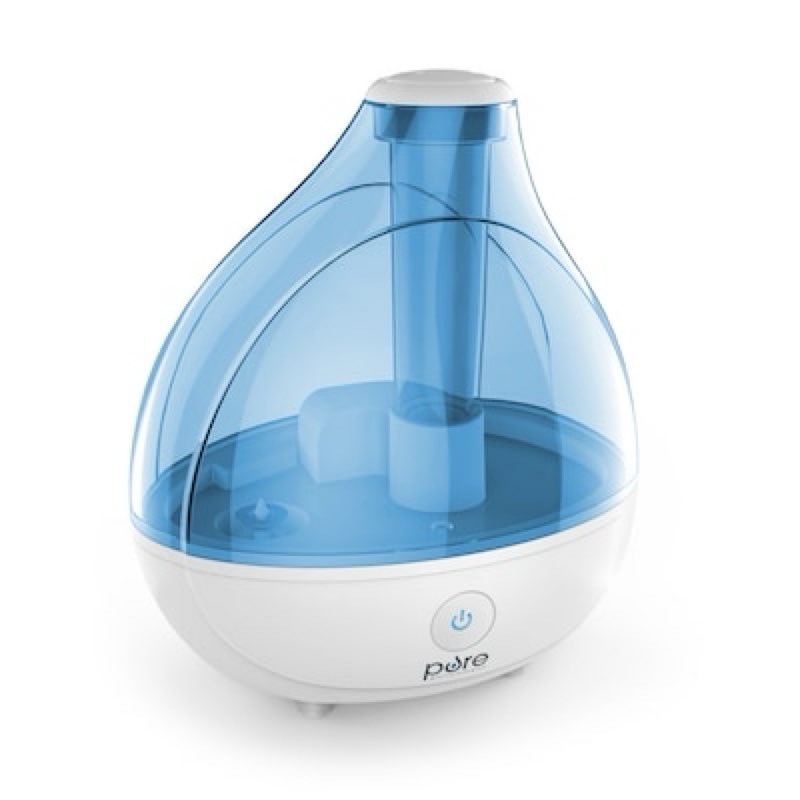 pure enrichment mistaire cool mist small room tabletop humidifier - white