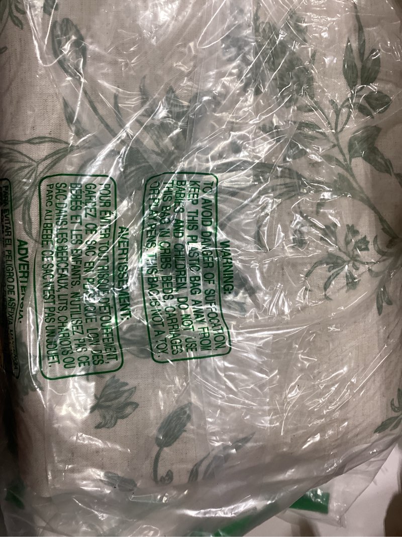 Condition photo showing Good Condition for XOGUIBO Floral Blackout Curtains Sage Green Printed Curtains Floral Blackout Curtains Farmhouse Boho