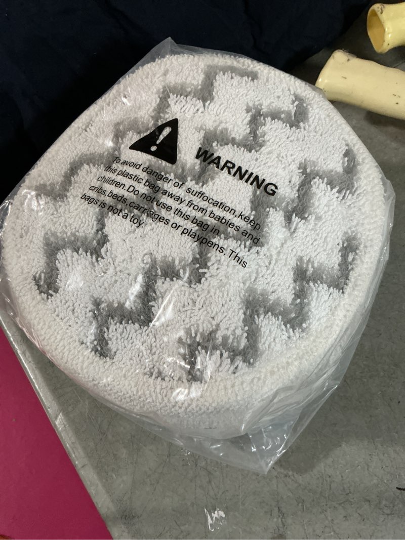 Condition photo showing New/Like New for 3897a rotating mop pads for bissell spin-wave smartsteam scrubbing steam mop 3897a 3712 3712w, model no 1641112,8 pack 3897a mop(8 pack)