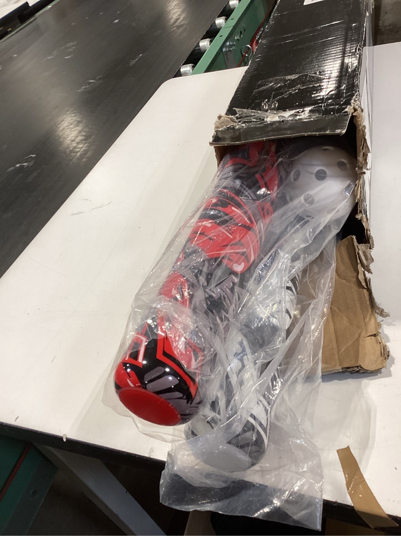Condition photo showing Good Condition for ortiz34 bat & ball set - graffiti plastic bat & ball homerun set- david ortiz backyard baseball set for youth, kids, teenagers, adults (bat & ball set, blue) white/red 2 pack bat & ball set