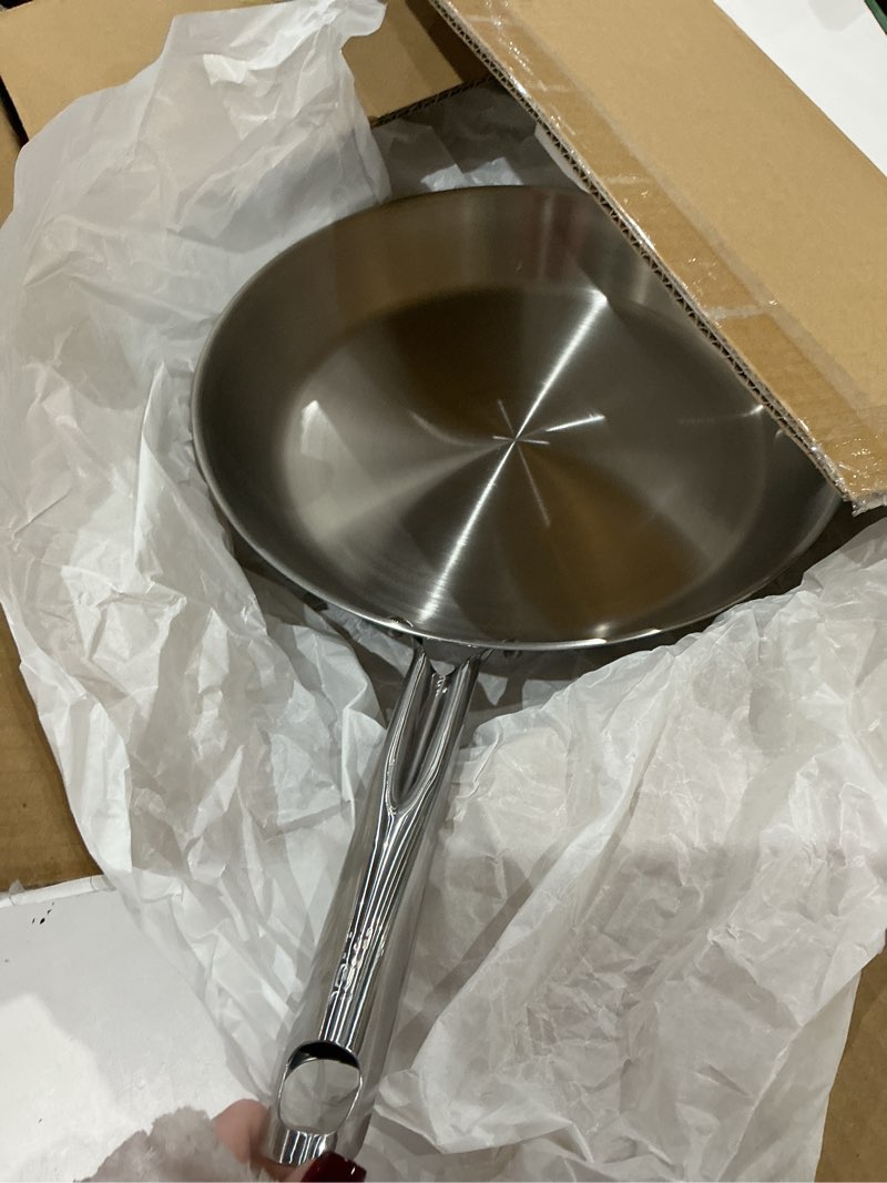 Condition photo showing Good Condition for new tefal virtuoso induction stainless steel uncoated frypan 28cm