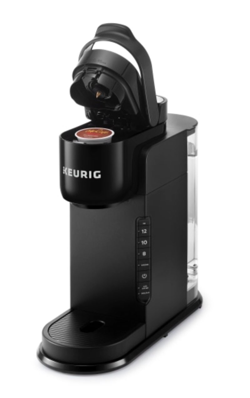 keurig k-express coffee maker - black: single serve, k-cup compatible, 42 oz reservoir, auto shut-off, fits travel mug