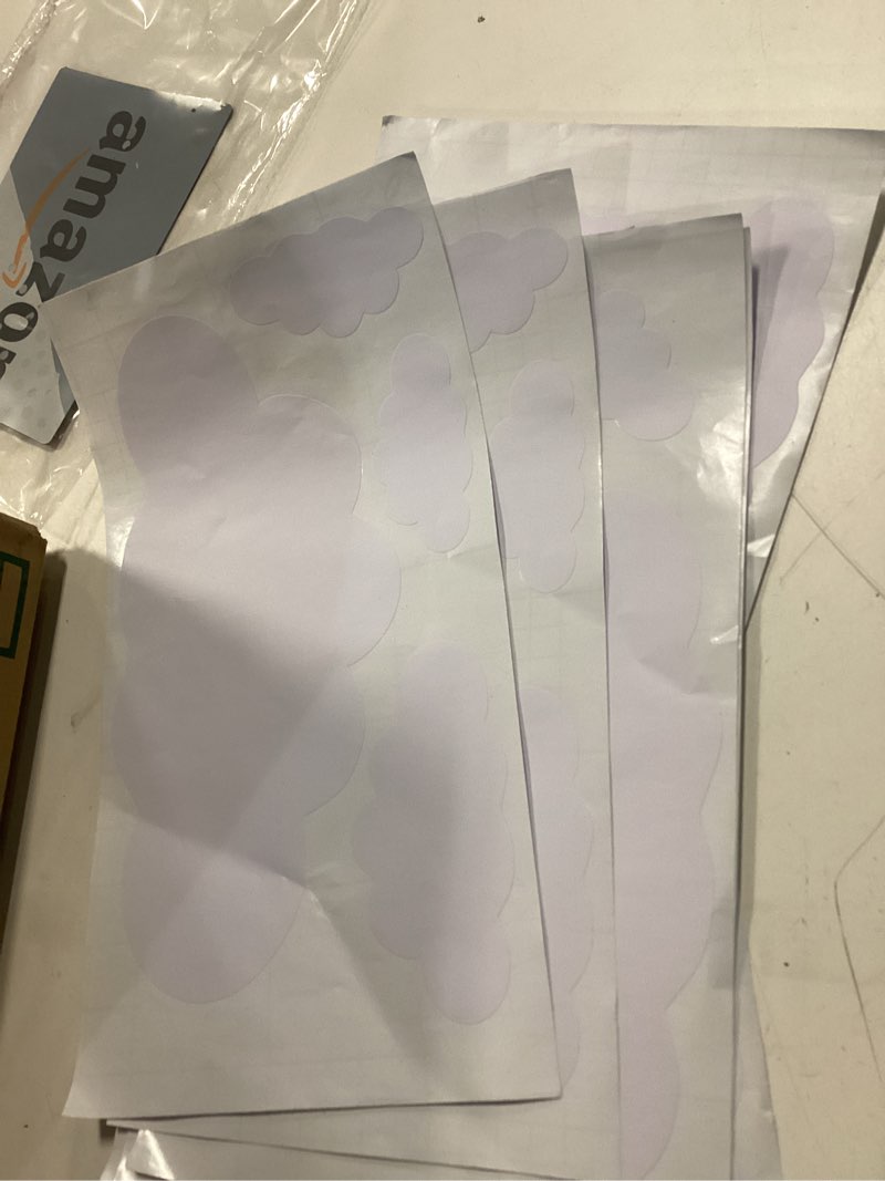 Condition photo showing Good Condition for Big Clouds Wall Decals Removable DIY Large Vinyl Sticker Self Adhesive Wallpaper for Living Room Nursery Children Baby Kids Boys Girls Bedroom Decor Home Art Mural Dec Cloud-31pc