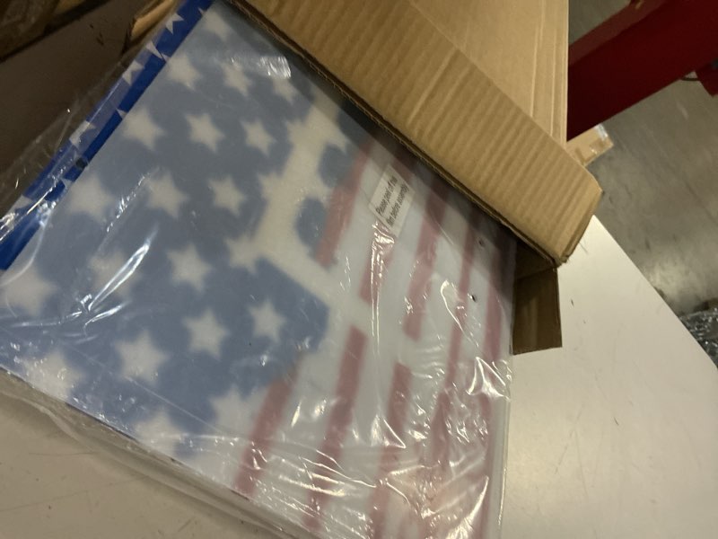 Condition photo showing Good Condition for franklin sports mini basketball hoops-indoor over the door mini hoop+basketball sets-perfect accessory for bedroom+office 17.75" x 12" (pack of 1) red, white, blue - 17.75" x 12"