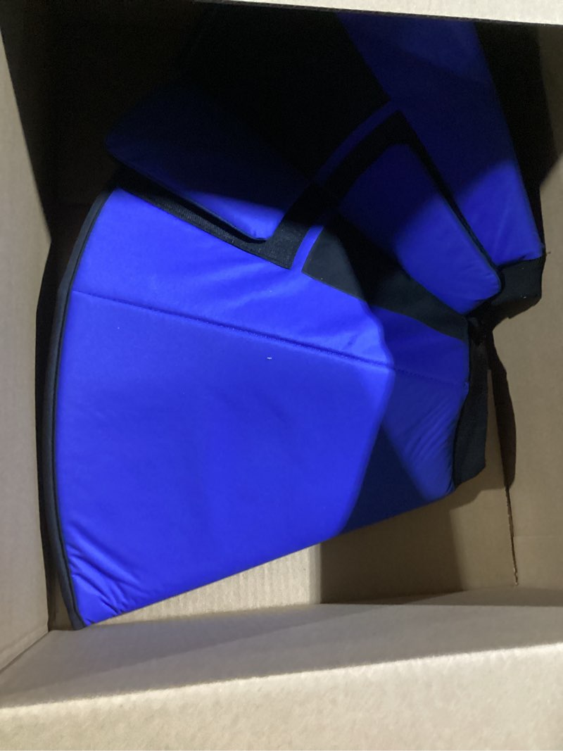 Condition photo showing Good Condition for Queenmore Dog Cone XL, Soft Dog Cones for Large Dogs After Surgery, Cone for Dogs to Stop Licking, Elizabethan Collar for Pet, Alternative to Recovery Collar for Large Breeds, Blue XL XL Blue