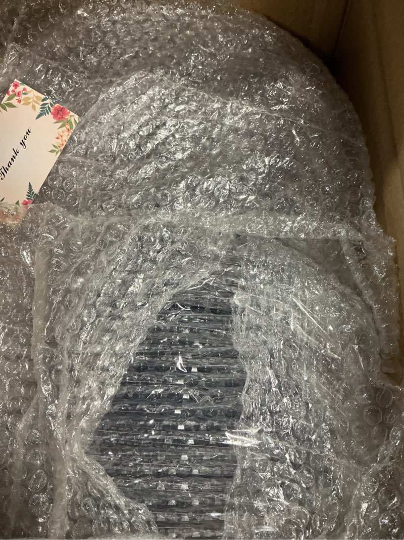 Condition photo showing New/Like New for hoolerry 100 pack clear charger plates bulk 13 inch acrylic round dinner charger plates beaded frosted grain dinner decorative dishes for wedding party events home kitchen tabletop(clear,beads) clear beads