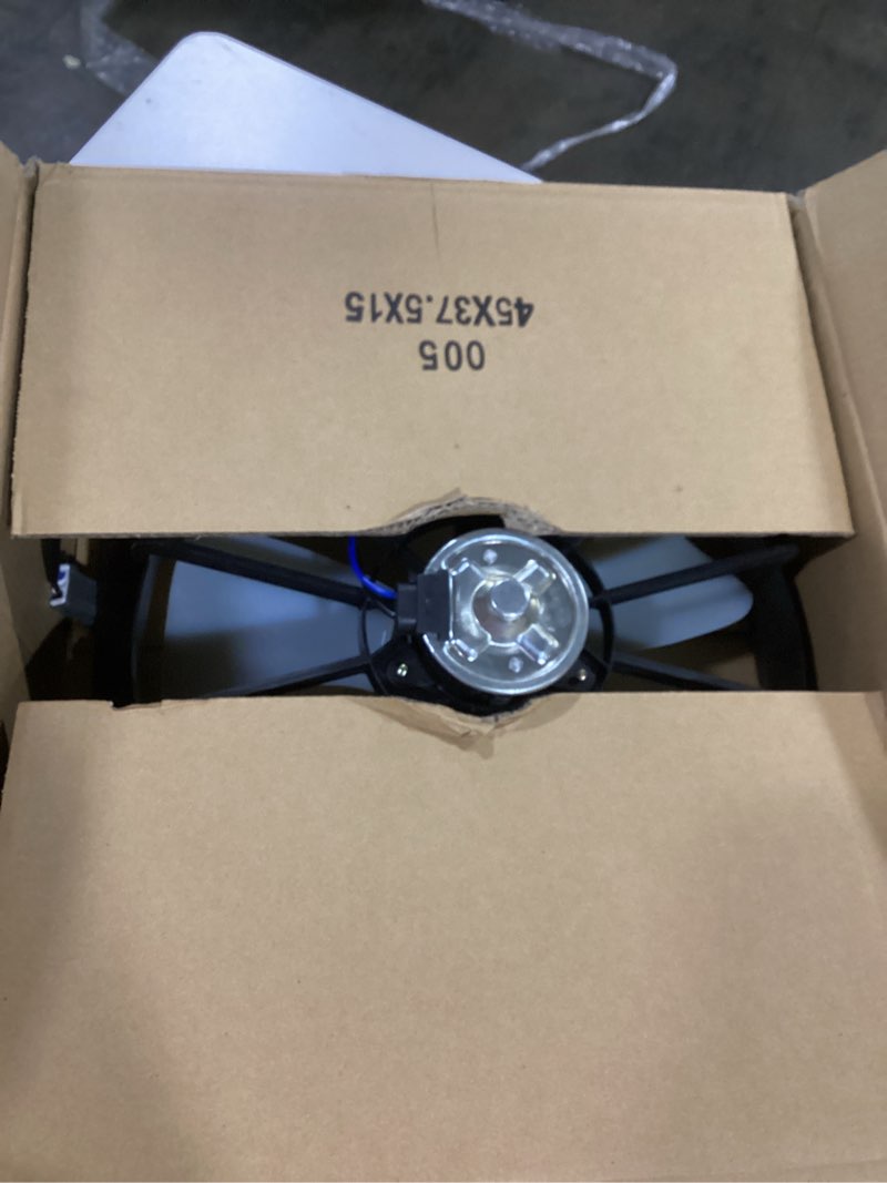 Condition photo showing As Is for Engine Radiator Cooling Fan Assembly Replacement for Honda Civic 2001-2005 HO3115115 620-219 9599445 FA70118 Right Side Black