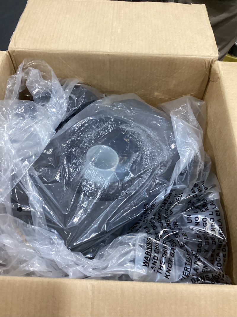 Condition photo showing As Is for DEWALT Dust Separator with 6 Gallon Poly Tank, 99.5% Efficiency Cyclone Dust Collector, High-Performance Cycle Powder Collector Filter, DXVCS002, Yellow