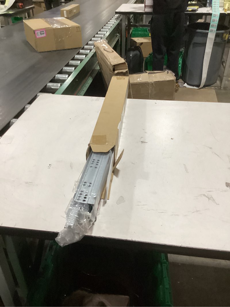 Condition photo showing New/Like New for 22 Inch Soft Close Undermount (Bottom Mount) Drawer Slides, 1 Pair Heavy Duty Stainless Steel Slides, Full Extension 100lb Capacity for Vanity Cabinets, Home Office Desks (22 Inch)