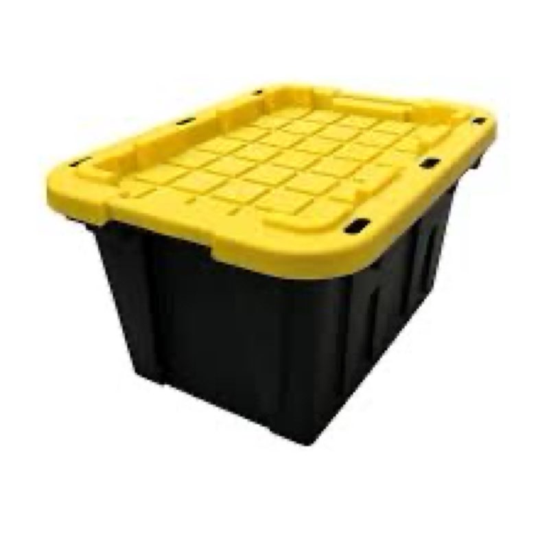 Centrex Plastics, LLC Commander 12-Gallon Tote with Latching Lid