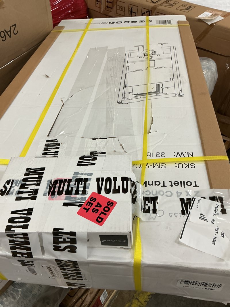 Condition photo showing New/Like New for Swiss Madison Well Made Forever SM-WC424 Toilet Tank Carrier, For 2 x 4 Residential Studs, White