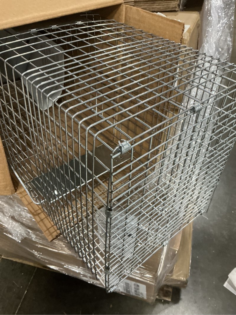 Condition photo showing New/Like New for havahart 1079sr large 1-door humane catch and release live animal trap cage - live raccoon trap, for bobcats, beavers, dogs, & more