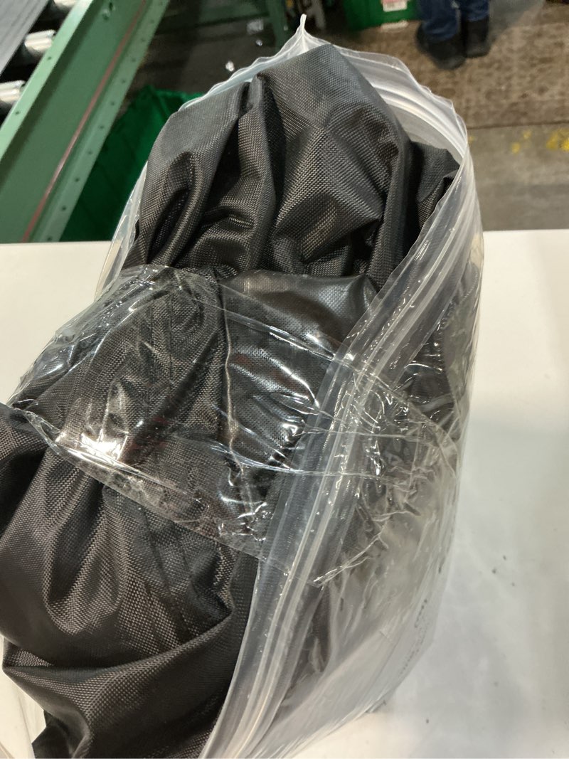 Condition photo showing Good Condition for kipiea patio v-shaped sectional sofa cover, 420d heavy-duty oxford fabric outdoor sectional cover with 6 windproof buckles, anti uv and no tears, no fading (85"/85" l x 33.5" d x 31" h) black 85"x 85"(v-shaped)