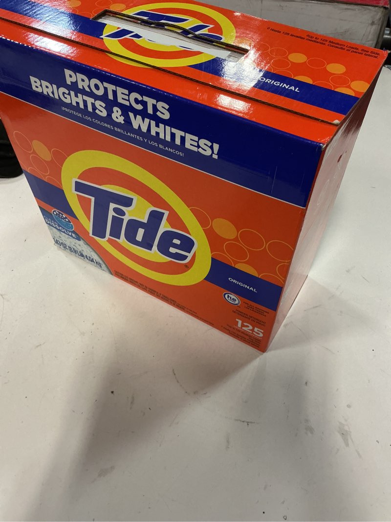 Condition photo showing New/Like New for Tide Powder Laundry Detergent, Original Scent, 113 Loads, 143 oz Original 143 Ounce (Pack of 1)