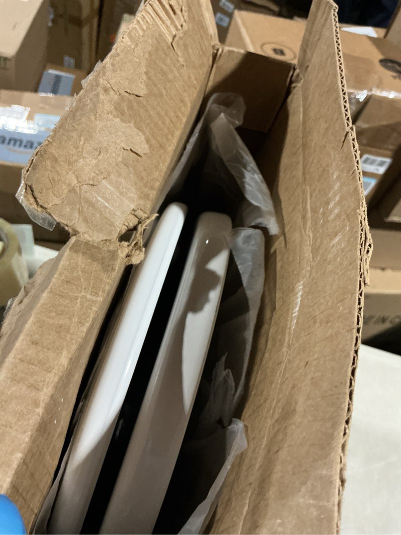 Condition photo showing As Is for bemis residential molded wood toilet seats white
