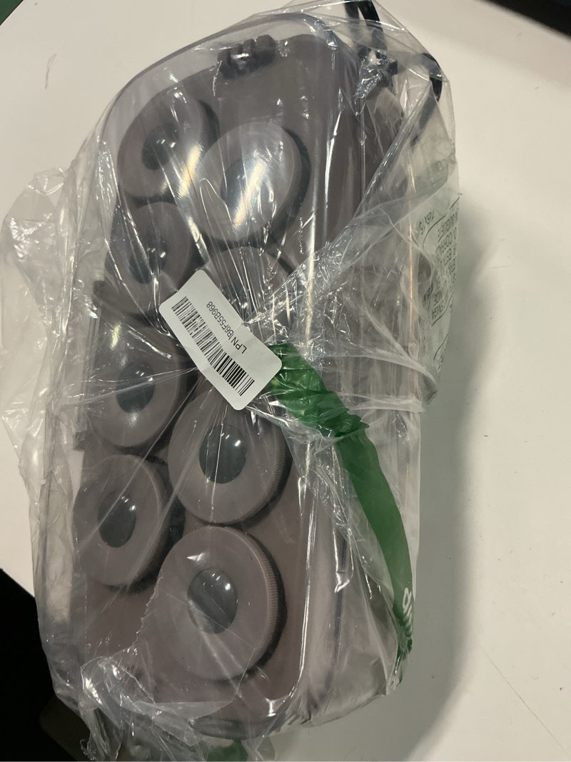 Condition photo showing As Is for infinitipro by conair ceramic flocked hot rollers for long, medium, and all hair - hair curler - hair roller clips included - 2 inch rollers