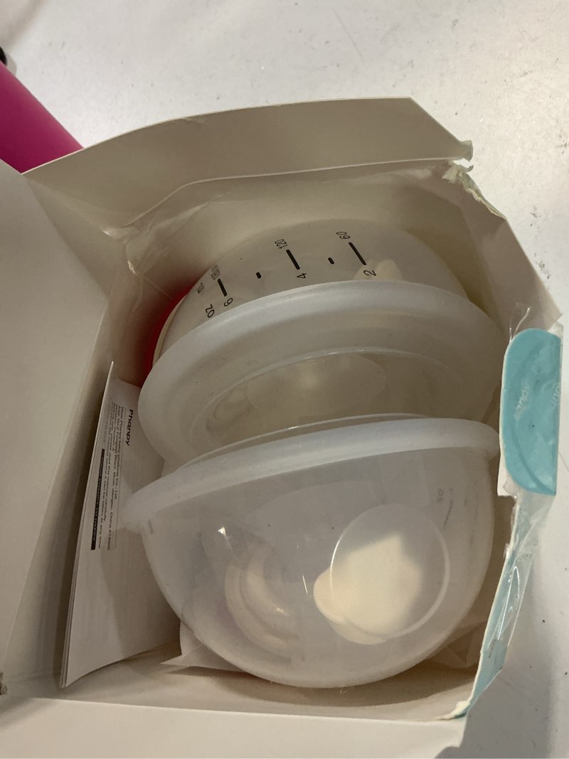 Condition photo showing Good Condition for phanpy wearable breast pump milk collector cup s2, original phanpy breast pump replacement accessories, 24 mm flange and 20mm insert included, 12 oz / 360 ml, 2 piece