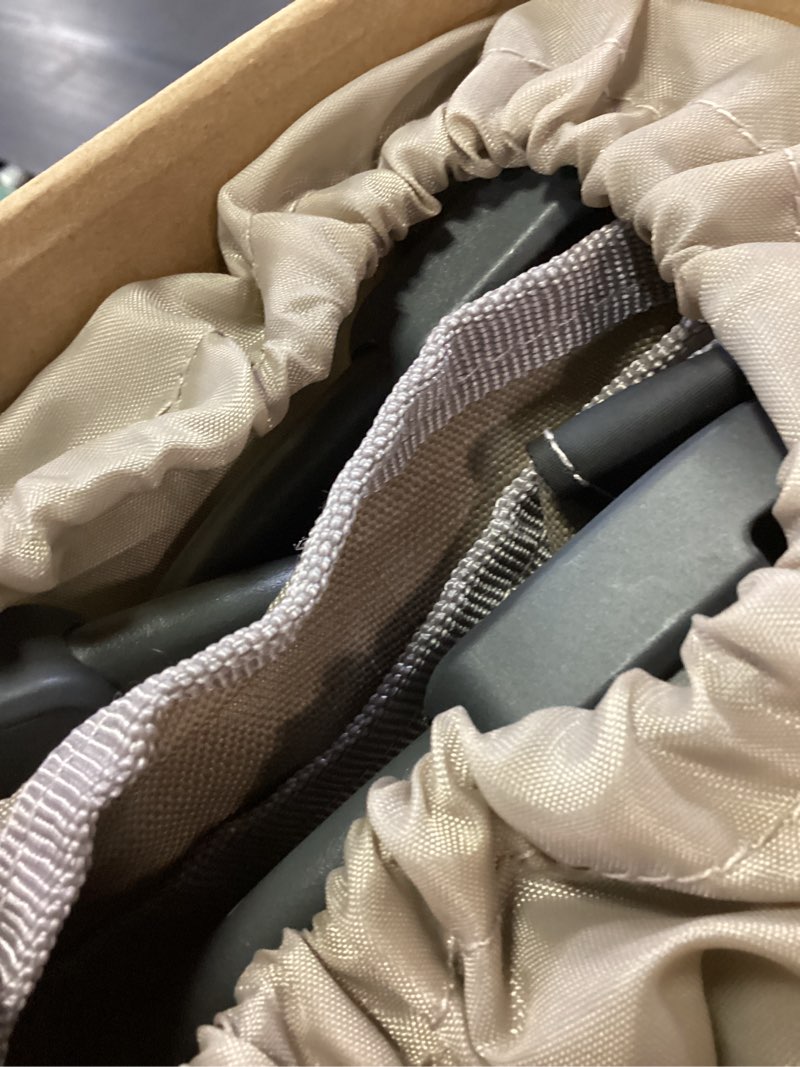 Condition photo showing Good Condition for daisy cot, xl foldable elevated dog bed, portable raised outdoor folding dog cot, cooling, chew proof, waterproof, heavy duty up to 160 lbs for camping/home, brown, 49"x 33"x7" brown x-large