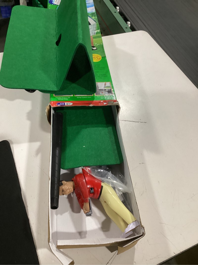 Condition photo showing As Is for mini golf games - funny golfer gifts for kids, unique mini golfer on a stick for father's day/retirement gift, funny games for the whole family, golf toys for 6-9 year old boys & girls