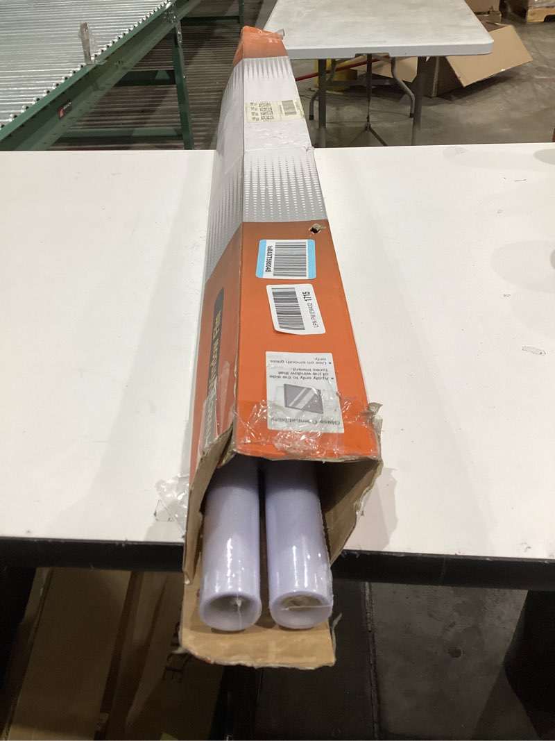 Condition photo showing New/Like New for HIDBEA Frosted Window Privacy Film - Non Adhesive Static Cling Glass Stickers Sun UV Blocking Heat Control Door Covering Decals for Home Office, 45.3 x 157.5 Inch Frosted 45.3 x 157.5 Inch