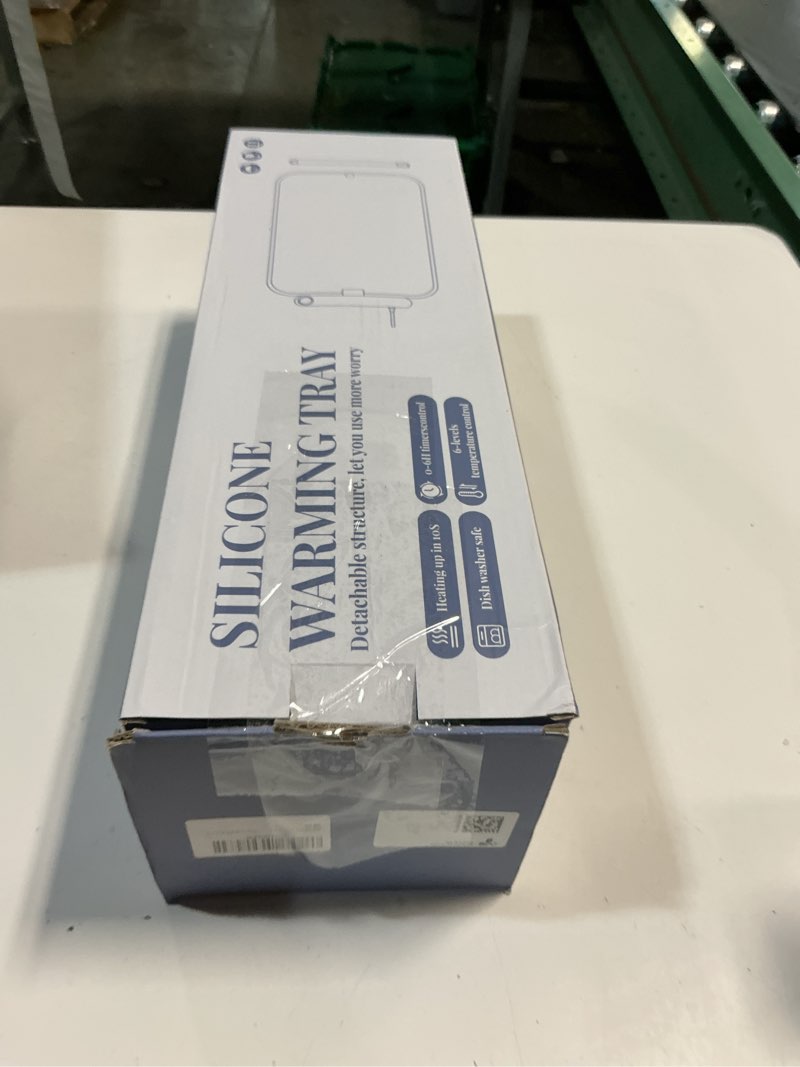 Condition photo showing New/Like New for Food Warming Mat, Electric Buffet Warmer with 6 Temp & 6H Timer, Rapid Even Heating for Plates & Entrees, Roll-Up Heat Insulating Pad Protects Countertops, for Parties, Holiday Gatherings