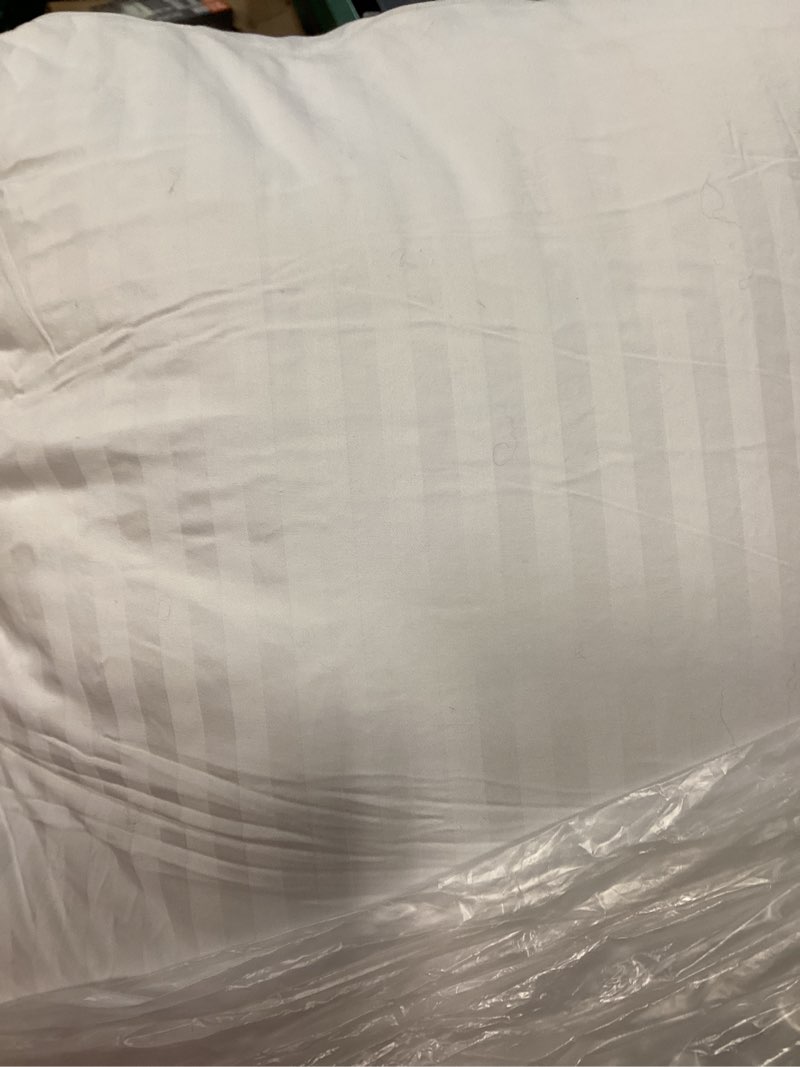 Condition photo showing As Is for beckham hotel collection customizable body pillow with soft extra fill – cotton shell & soft down alternative fill – 20"x54" - body pillow insert for sleeping & reading - long pillow for side sleepers