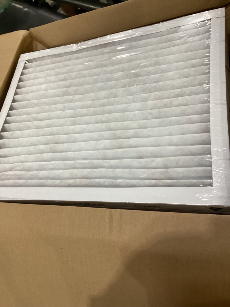 Condition photo showing New/Like New for bnx trufilter 16x20x1 air filter merv 11 (6-pack) - made in usa - allergen defense electrostatic pleated air conditioner hvac ac furnace filters for allergies, dust, pet, smoke, allergy mpr 1200 fpr 7 16x20x1 6-pack