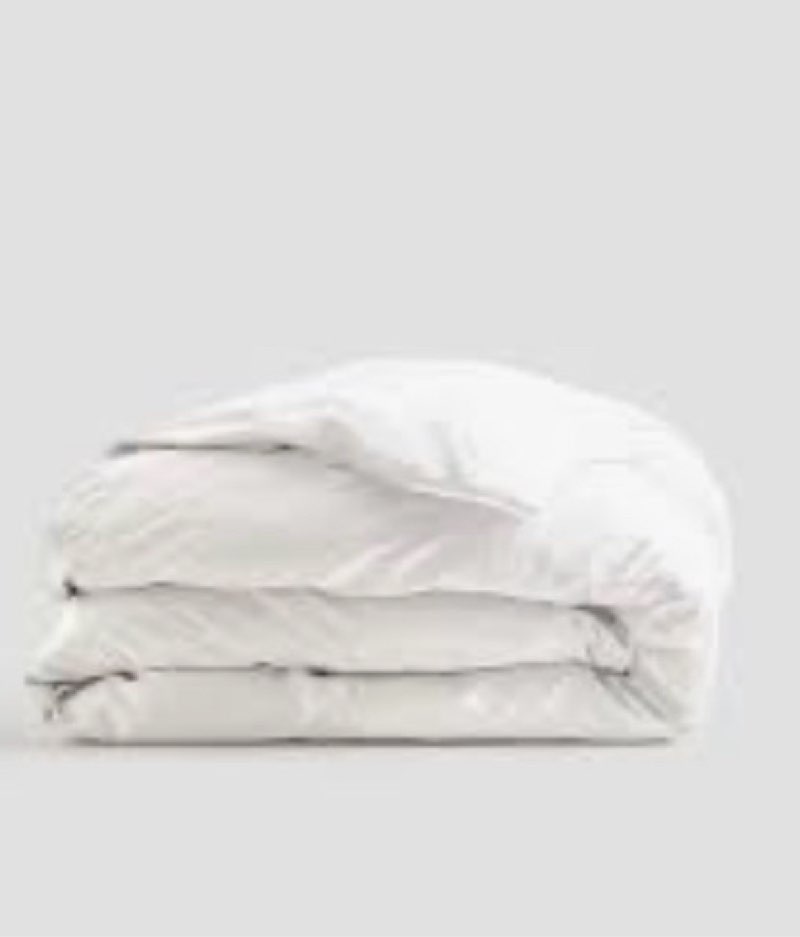 lightweight luxe goose down comforter twin (color  white) 
