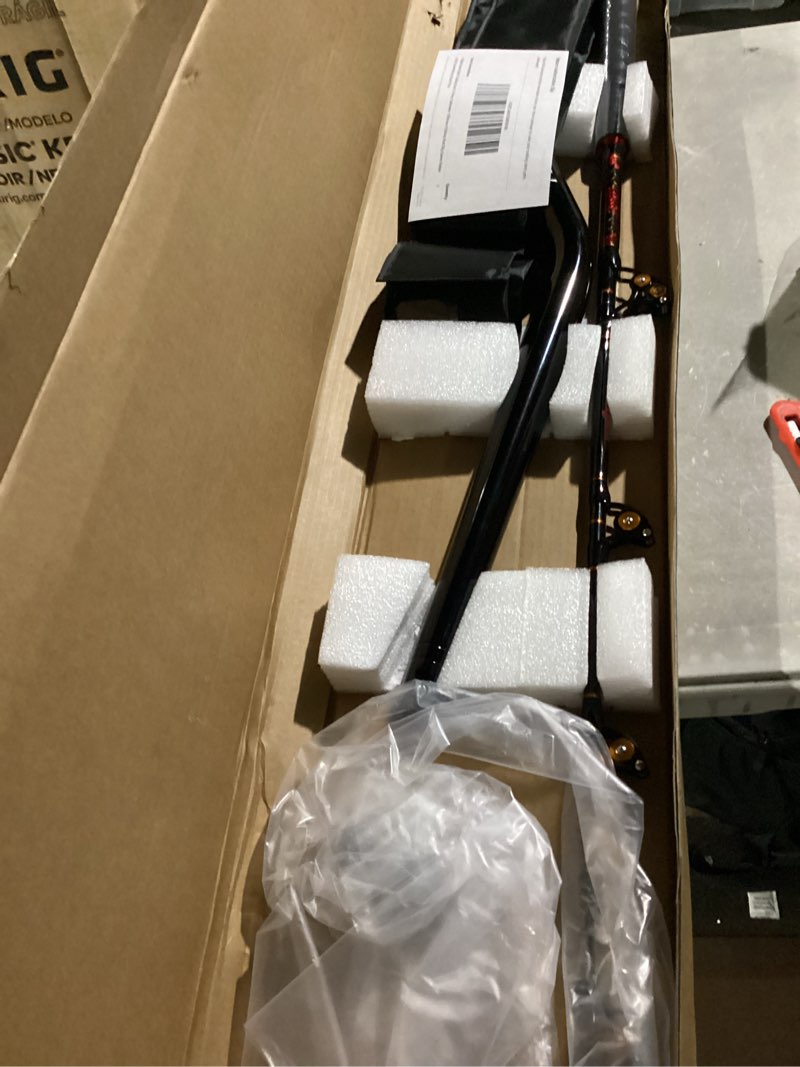 Condition photo showing Good Condition for Fiblink Bent Butt Trolling Rod 2-Piece Saltwater Offshore Fishing Rod Big Game Roller Rod Conventional Boat Pole 6' / 80-120lb